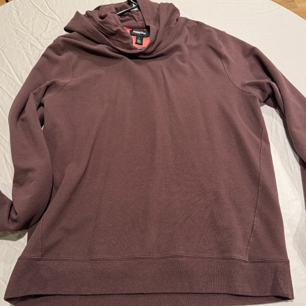 Mens Nordstrom jersey hoodie | L